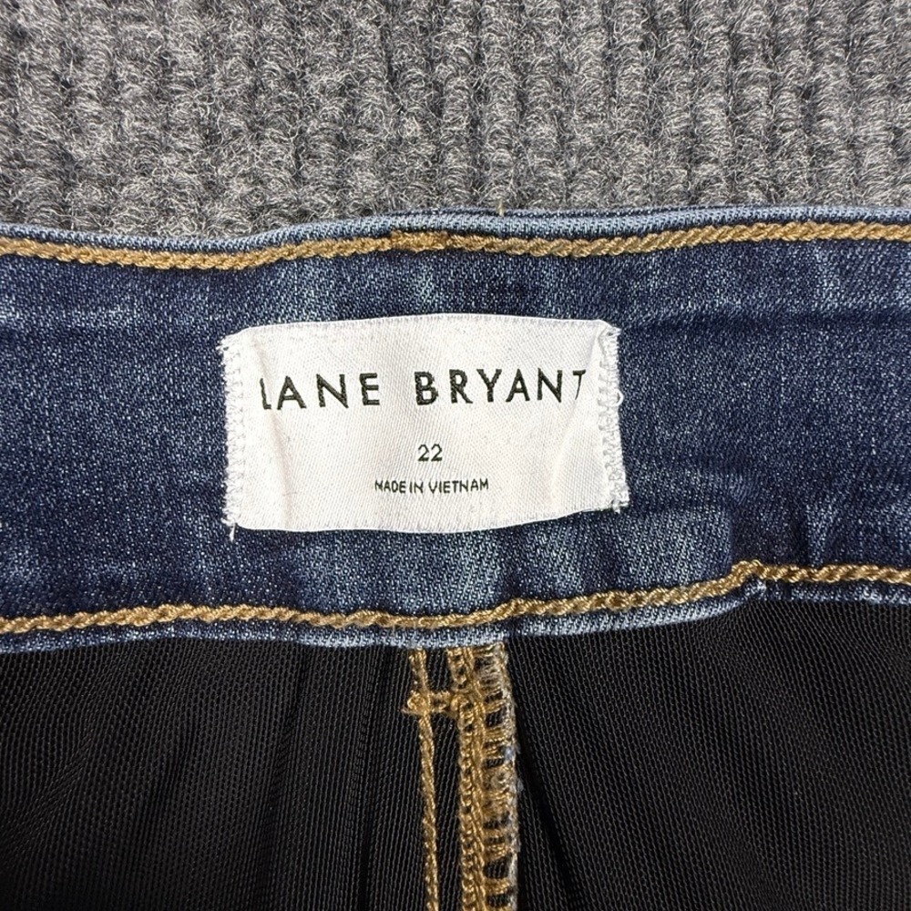 Lane Bryant Tighter Tummy High Rise Bootcut Jeans Blue Size 22 A83827 - Picture 3 of 14